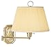 Barnes and Ivy Fredericks Vintage Swing Arm Wall Lamp Brass Gold Metal Plug-in 12