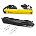 Limm Adjustable Training Agility Ladder - with Free Carry Bag, Hooks, and Online Tutorial Videos | Unique Rope Adjustment Markings & Durable Flat Rungs | for Speed, Footwork, Sports, Fitness and More