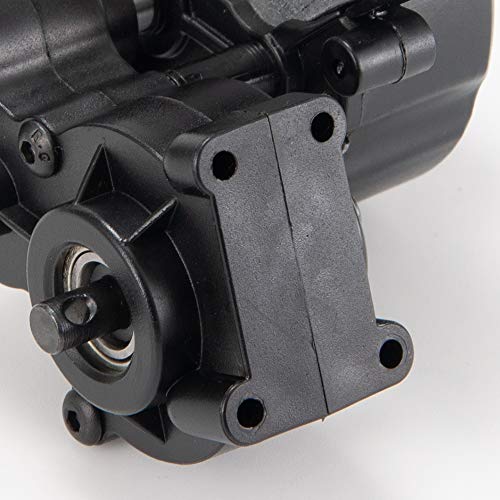 1/10 RC Car Truck Assembled Complete Center Gearbox Transmission Gearbox with Metal Motor Gear for Axial SCX10 SCX10 ii D90 90046 90047 RC Crawler Car,Plastic