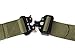 Motusamare Tactical Belt Heavy Duty Military Style Webbing Riggers Web Belt with 1.5 Metal Buckle (Ranger Green)
