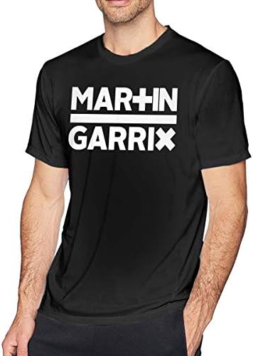Obagaty Martin Garrix Men's Soft Short Sleeve T-Shirt Black