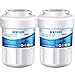 ICEPURE Refrigerator Water Filter, Compatible with GE MWF, MWFP, FMG-1,MWFA, GWF, GWFA, SmartWater, Kenmore 9991, 46-9991, 469991 [2 Pack]
