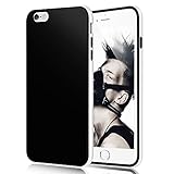 iPhone 6 Plus Case, LoHi iPhone 6s Plus Case [Extra Front Raised Lip] Back Shell Bumper Case Durable TPU Cover Slim Protective Case for Apple iPhone 6 6s Plus 5.5 Inch - Black/White