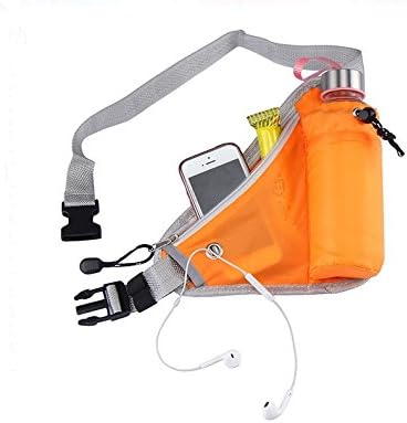 Adjustable Length Women Running Water Bag Triangle Outdoor Waist Packs Hiking Cycling Running Belt Water Bottle Waist Bag