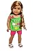 Brittany's Flamingos Shorts Set Compatible with 18 Inch Dolls Compatible with American Girl Dolls- 18 Inch Doll Clothes