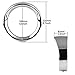 7Inch Harley Headlight Chrome Ring, ROCCS 7