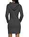 BIUBIU Women's Long Sleeve Casual Slim Mini Pullover Sweatshirt Hoodie Dress with Pocket 2023 Fall Fashion