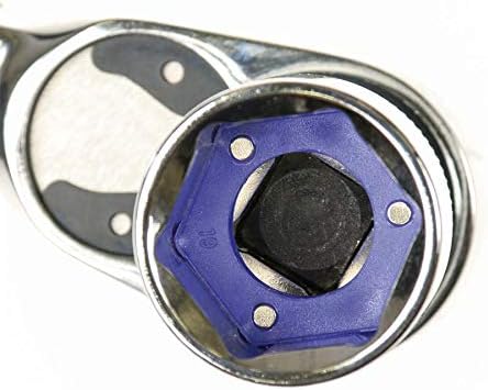 Sealey Ak27095 Magnetic Socket Insert Set 10Pc Metric, Blue, 270mm x 60mm x 5mm - Image 5