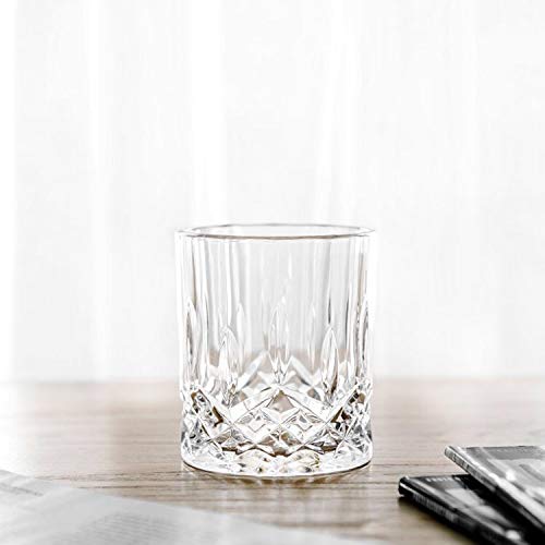 Whiskey Decanter Set - Perfect for Whiskey, Wine, or Liquor - Includes a (Lead-Free) 700 Milliliter Decanter with 4 Matching Glasses