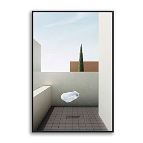 Framed Canvas Wall Art for Living Room, Bedroom Colorful Corridor Canvas Prints for Modern Home Decoration Ready to Hang - 16"x24" inches