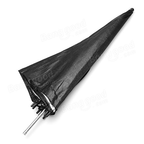 Pink Lizard FOTGA 33 Inch 83cm Photo Studio Flash Light Reflector Reflective Black Sliver Umbrella - Thumbnail 4