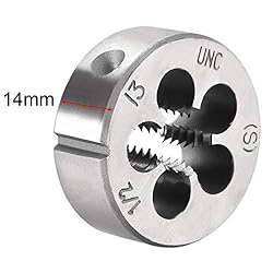 uxcell 1/2"-13 UNC Round Die, Machine Thread Right