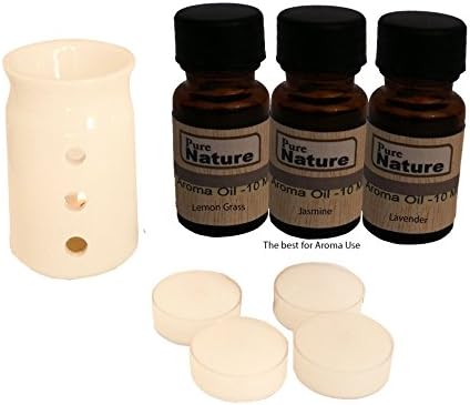 Micro 100 Tools Pure Source Aroma Oil Pack Of 10 ML 3 IN One Pack , Total 30 ML pack Lemon Grass, Jasmine & Lavender