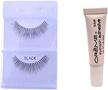 24 Pairs Crème 100% Human Hair Natural False Eyelash Extensions #747S ,Free Gift