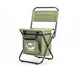 Soonyean Portable Chair with Cooler Bag Multi-Function Outdoor Foldable chair ice pack for Fishing, Camping and Travel