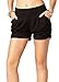 Conceited Shorts for Women with Pockets - Harem Style - Pleated - Soft and Flattering - Essential - Black - Small - Medium