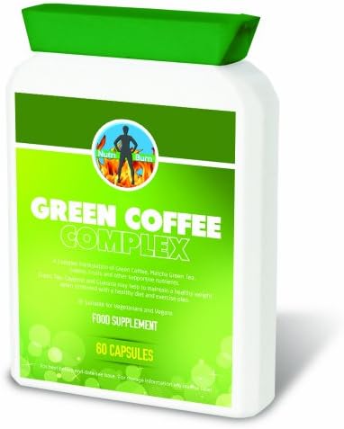 Nutriburn Green Coffee Complex Food Supplement - Complex Formulation of Green Coffee, Matcha Green Tea, Greens, Fruits and other Supportive Nutrients to help Maintain a Healthy Weight - Pack of 60 Capsules