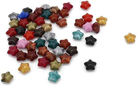 Lucky Star Shape Seal Sealing Wax Beads, DIY decorating envelopes, parcels, invitations 100Pcs (Multicolor)