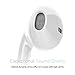 Bluetooth Headphones, Wireless Earbuds Earphones with Mic by Yoyamo Stereo Sound Sweatproof for Sports - Made for cell Phones as Samsung, iPhone 6 (White)