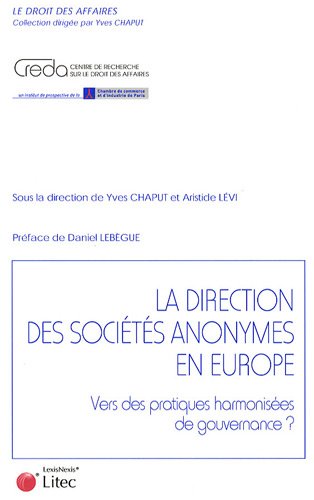 La  direction des sociétés anonymes en Europe