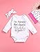 Baby Girl Clothes Cute Letter Romper + Arrow Heart Pants + Headband + Hat Outfits 4pcs 6-9 Months
