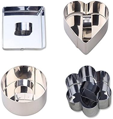 Blacklip Kitchen Pastry Tools Stainless Steel cake Mousses Cutters (Set of 4)
