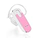 GLCON G-06 Bluetooth Headset for Apple iphone 5S/5C/5,iphone 4/4s,ipad 7/nano,ipod,samsung I9100,I9300,I9500,S3,S4,galaxy 3,Galaxy 4,note 2,note 3,LG,Nokia,palm,blackberry and HTC - Pink