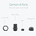Lantee PG 13.5 Cable Gland - 20 Pieces Black Plastic Nylon Waterproof Wire Glands Connector Fitting Fit for 6mm to 12mm Cable Range