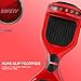 DOC Electric Hoverboard Self-Balancing Hoover Board with Built in Speaker LED Lights Wheels UL2272 Certified (-Red)
