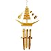 NATURALNEO Bamboo Wind Chimes Outdoor Kit 28" with Hook Large Ship at Sea with Natural Melodious Sound Deep Tone for Patio Yard Garden Home Decorative | Great Gift Set for Family and Friend primary