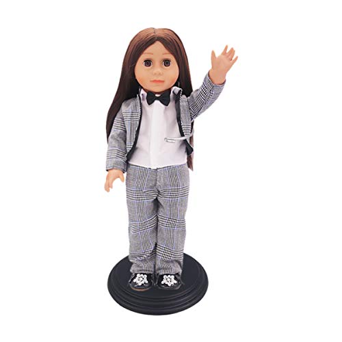 TOYANDONA 4 Stücke Puppenständer Puppenhalter Mini Puppen Display Ständer Halter für Teddybär Schaufensterpuppe Puppenkleidung Actionfigur Modell 15 cm – Bild 3