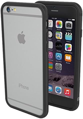 iPhone 6 Plus/6s Plus Case - ThanoTech K11 Bumper - 6 Foot Drop Test - Lightweight Aluminum TPU - Matches Your Phone Seamlessly - Slim, Durable, and Shockproof Protection - Black/Black