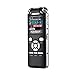 Kimitech Voice Recorder Digital Audio Sound Recorder Intelligent Noise Reduction Code Lock Design 8GB Memory Double Microphones MP3 with Color Screen Charged by USB