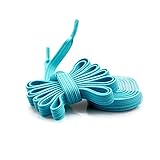iSUN No Tie Shoelaces System with Elastic Laces - Baby Blue - One Size Fits All Adult and Kids Shoes