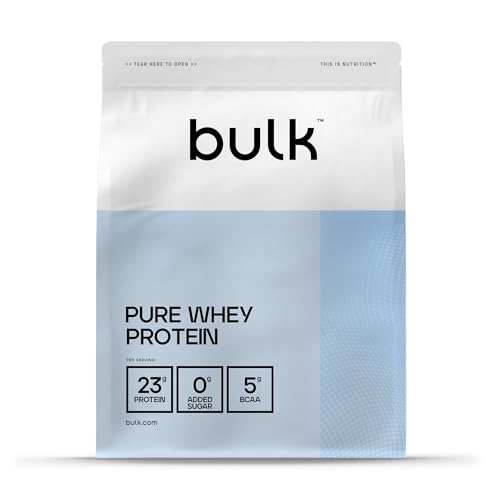 Bulk Pure Whey Protein Pulver, Vanille, 2.5kg