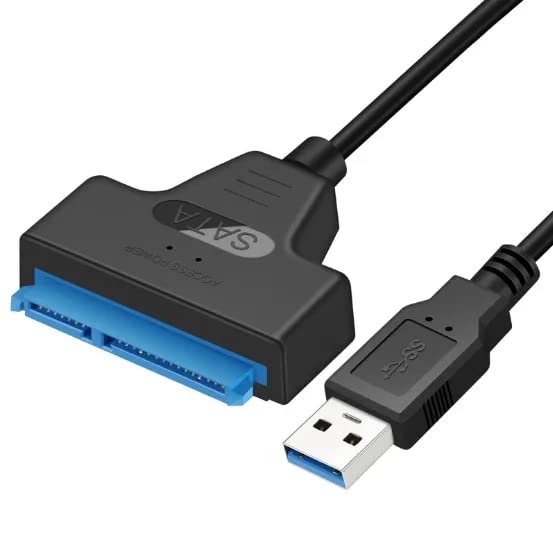 iTAP USB 3.0 to SATA 2.5" HDD/SSD Adapter, Fast Charging, 20cm SATA to USB 3.0 External Converter and Cable