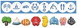 Beach & Nautical 8 Disk Set for Cookie Presses