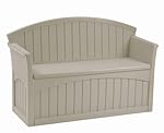 Suncast PB6700 Patio Bench, Light Taupe
