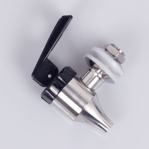 Lyty 304 Stainless Steel Beverage Dispenser Spigot/Faucet/Tap (Polished Finish, Press and Hold Spring Valve Valve) Fits 5/8" or 16mm opening