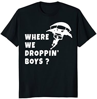 Where We Dropping Boys Gaming Apparel Shirt