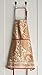 Maison d' Hermine Kashmir Paisley 100% Cotton Apron with an Adjustable Neck & Hidden Center Pocket, 27.50 - inch by 31.50 - inch