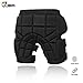 JBM Extra Large 3 Sizes Hip Padded Shorts Adjustable Protective Gear for Multi-sports Purpose: Snow Skiing, Hockey, Skateboarding, Snowboard, Riding