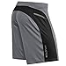 helix flex-knit integrated pocket short - cool gray/black - MDAK