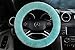 ANDALUS Steering Wheel Cover Soft Australian Natural Authentic Sheepskin Car | Vehicle Non-slip Wheel (Mint Green)