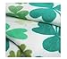 Morgan Home St. Patrick's Day Soft & Cozy Velvet Throw Blanket, 50-Inch x 60-Inch (White Green Clover Shamrocks)