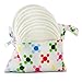 Washable Organic Bamboo Nursing Pads 8 pack (4 pair) with Laundry Bag - Natural and Reusable, Ultra Soft, and Super Absorbent for the Ultimate Luxury Breast Pad - By Serenity Bamboo