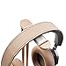 Headphone Stand Table Desk Accessories – Jokitech Metal Headset Holder Bracket Desktop Earphone Hanger Mount Storage Rack with leather silicon protection for Home and Office Display Rosegoldthumb 3