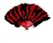 SACAS Large White Feather Hand Fan for costume, halloween, party, dance