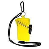 Clearance Witz See It Safe Waterproof ID Badge Holder w/ Lanyard 3.7 x 2.5