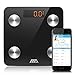 Adoric Bluetooth Body Fat Scale Smart Digital Scale with Large LCD Display, Body Composition Monitor, Free APP Works with Android and IOS for Measuring Weight, Bone, Water, Muscle, Fat, BMI, BMR